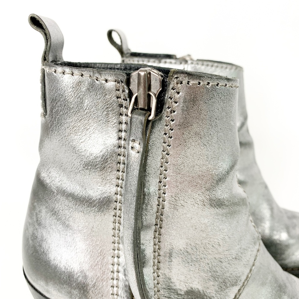 ACNE Studios Pewter Pistol Short Ankle Boot - Picture 6 of 8
